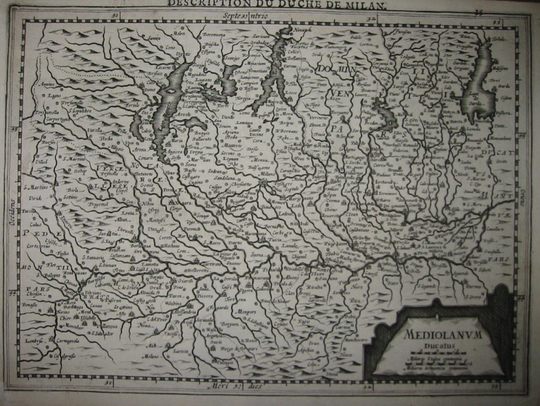 Mercator Gerard - Hondius Jodocus Mediolanum Ducatus 1630 Amsterdam